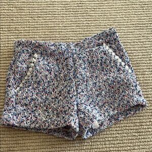 Stylish Multicolor Tweed Women Shorts